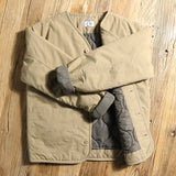 BONSIR  -  Japanese retro collarless cotton jacket for men's jacket cityboy workwear warm cotton jacket for men and women's cardigan