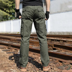 Bonsir Autumn Tactical Pants Men Casual Cargo Pants Army Military Style Long Straight Trousers Male Working Pants New Pant R78