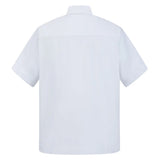 Bonsir Mens Stand Collar Functional Shirt Spring Summer Zipper Short Sleeve Shirts Tops Fashion Street Solid Original Design Blouse