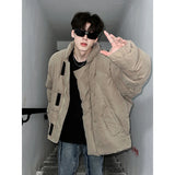 Bonsir 90s Streetwear Autumn Winter New Winter Clothing Cotton Clothing American Retro High-end Loose Cotton Clothing