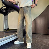 BONSIR  -  Pi Shuai style straight leg jeans men's high-end loose men's pants 2025 new spring and autumn Pi Shuai casual pants