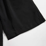 Bonsir Mens Suit Shorts Sophistication Loose Business Casual Solid Simple Comfortable Informal Straight Thin Shorts Summer New