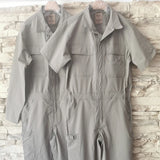 BONSIR  -  Faionable ort Sve Overall Workwear for Men Lightweight Bubble Cotton Blend Fabric Fac Workop orms