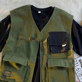 BONSIR  -  Comfy Fashion Men\\\'s Waistcoat Autumn Casual Comfy Work Wear Daily Holiday Sleeveless Slight Stretch Solid Color