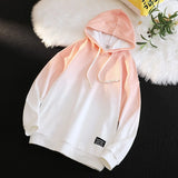 BONSIR  -  Gradient Color Hoodie Men Fashion Pullover Autumn Long Sleeve Youth Sweatshirt Men's Clothing Hip Hop Streetwear Top Outwear