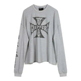 Bonsir Mens Clothing Spring Fashion Casual Loose Long-Sleeved T-Shirt American Street Trend Printing Retro Hip-Hop Y2k T-Shirt Men