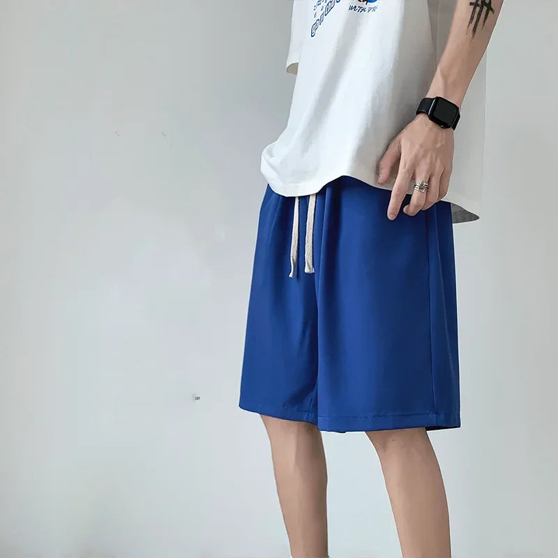 Bonsir Men Shorts Summer Designer High Street Drawstring Bermuda Masculina