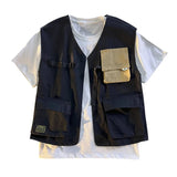 BONSIR  -  Comfy Fashion Men\\\'s Waistcoat Autumn Casual Comfy Work Wear Daily Holiday Sleeveless Slight Stretch Solid Color