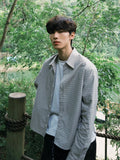 BONSIR  -  Plaid Long Sve Casual irt for Men lectual Ele Versatile Leisure Sle Polyester Fiber Breathable