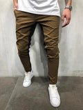 Bonsir 3D Plaid Casual Pants Men Fashiona Spliced Slim Fit Pencil Pants Sports Fitness Running Trousers men clothing