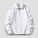 BONSIR  -  Korean Sweatshirts Men Solid Pullover Autumn Winter Fleece Streetwear Soft Turtleneck Sweatshirt Man Fashion Hip Hop Clothing