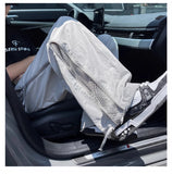 BONSIR  -  Bla Me Side Zip Qui Dry Ice Silk Casual Pants Men Summer Thin American Straight Tube Outdoor Tactical Long Trousers