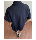 BONSIR  -  Men Relaxed Summer Outfit Set  Short-Sleeve Button-Up Shirt  Matching Shorts Two-Pocket Casual Comfort  Beach Travel Daily Wear