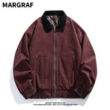 BONSIR  -  spring and summer new work jacket trendy and handsome retro lapel large size loose jacket