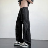 BONSIR  -  Four Seasons Loose Work  Style Casual Pants for Men New Youth Straight Wide Leg Trendy Brand Versatile Sport Trousers Joggers