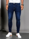 BONSIR  -  Men's Classic Fit Jeans - Comfort Stretch, Original Wash Details, Easy Care Denim