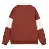 BONSIR  -  Heavy Striped Polo Collar Sweater, Male 2025 Spring Leisure American Male Top Without Hood Spring Leisure Polo Shirt