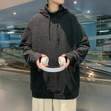 Bonsir Sweater Men Spring Autumn Men's Hooded Sweater Casual Pullover Warm Knitted Sweatercoat Pull Homme Plus Size 3XL Streetwear