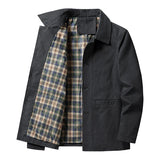 BONSIR  -  Spring Autumn Men's Bomber Jackets Man Army Cotton Tactical Hiking Cargo Coats Mens Windbreaker Business Jackets Clothing