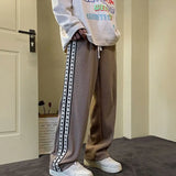 Bonsir Spring Autumn New Streetwear Hip Hop Men Korean Fashion Loose Oversized 3XL Straight Wide Leg Pants Male Casual Clothing