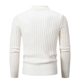 BONSIR  -  Knitted Cashmere Men's Sweater Round Neck Pullover 2025 Autumn New Knitted Jacquard Sweater Base Sweater Men's Clothing