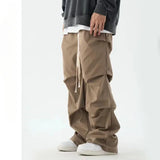 Bonsir Wrinkled work pants men's American retro high street Vibe fashion casual pants ins trend