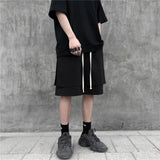 BONSIR  -  Summer New Men's Patchwork Shorts Korean Retro Fashion Casual Trend Street Hip-Hop Simple Breathable Oversize Men's Bottoms