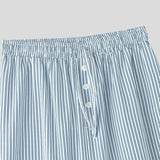 BONSIR  -  Men Striped Pants Joggers Drawstring Oversize Casual Trousers Men Streetwear 2025 Korean Style Fashion Wide Leg Pants