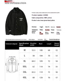 BONSIR  -  Autumn Washed Cotton Shirts for Men Retro American Loose Tops for Mens Long Sleeve Cargo Shirt Japan Casual Blouse Clothes