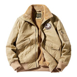 BONSIR  -  Autumn Winter 2025 New Fashion Men's Casual Trendy Turn-down Collar Long Sleeve Zipper Pocket Warm Thicken Jacket Coat Male Tops