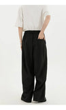 BONSIR  -  Black Suit Pants Men Oversized Fashion Social Mens Dress Pants Korean Loose Wide Leg Pants Mens Office Formal Trousers M-3XL