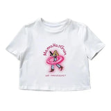 BONSIR  -  Y2k Slim Fit Cotton Short T-Shirt Sexy Navel-Baring Dark Cartoon T-Shirt Summer Streetwear Fashion Harajuku Top Unisex 2025 New