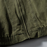 BONSIR  -  Vintage Splicing Denim Jackets Mens Streetwear Punk Y2k Cargo Coats Harajuku Loose Casual Hip Hop Washed Jeans Jackets Male
