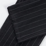 BONSIR  -  New American Style Business Striped Men Suit Pants Light Luxury Leisure Linen Straight Pants Urban Fashion High Quality Trousers