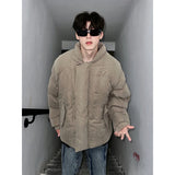 Bonsir 90s Streetwear Autumn Winter New Winter Clothing Cotton Clothing American Retro High-end Loose Cotton Clothing