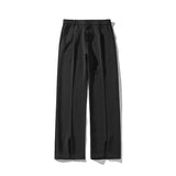 Bonsir Black Suit Pants Men Plus Size Social Mens Dress Pants Korean Loose Straight Casual Pants Mens Office Formal Trousers M-5XL
