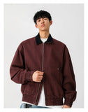 BONSIR  -  spring and summer new work jacket trendy and handsome retro lapel large size loose jacket