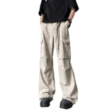 Bonsir Spring and Autumn American Street Fashion Personalized Straight Tube Men and Women Loose Hip Hop Retro Casual Wide Leg Pants y2k