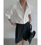 BONSIR  -  Fashion Loose Men's Printed Casual Long-sleeve Shirt. Single-button Street Style Spring and Autumn Top. M-5XL