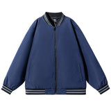 BONSIR  -  Autumn Bomber Jacket Men Streetwear Slim Fit Baseball Collar Man Jackets Coats Solid Windbreaker Casual Outwear Clothing Tops
