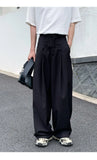BONSIR  -  Oversized Black Suit Pants Men Fashion Social Mens Dress Pants Korean Loose Wide Leg Pants Mens Office Formal Trousers M-3XL