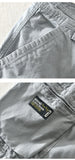 BONSIR  -  Summer Male Cargo Five Point Pants Fashion Men's Workwear Versatile Pure Cotton Washed Multi Pocket Shorts Pants