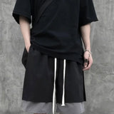 BONSIR  -  Summer New Men's Patchwork Shorts Korean Retro Fashion Casual Trend Street Hip-Hop Simple Breathable Oversize Men's Bottoms