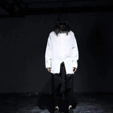 Bonsir Men Summer Black Linen Harem Pants Nightclub Stage Baggy Trousers With Rope Belt Mens Gothic Punk Hip Hop Joggers Street Wear