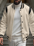 BONSIR  -  New Loose American Trendy Brand Baseball Jersey Coat Men Fashion Bomber Jacket Men's Casual Plus Size Streetwear Jackets