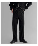 BONSIR  -  Maillard casual sports suit men's spring and autumn heavy hooded sweatshirt cardigan splicing