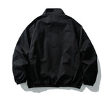 BONSIR  -  Vintage Splicing Cargo Jackets Mens Streetwear Punk Y2k Casual Coats Harajuku Loose Hip Hop Japan Style Jackets Male