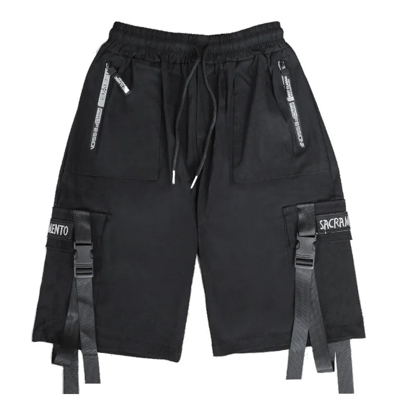 Bonsir Summer Shorts Men Harajuku Streetwear Casual Man's Cargo Shorts Fashion Techwear Japanese Korea Hip Hop y2k Punk Male Clothing