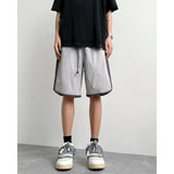 Bonsir Summer Thin Running Shorts for Men Casual Jogging Sport Short Pants Patchwork Drawstring Quick Dry Sports Shorts