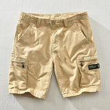 BONSIR  -  Summer Male Cargo Five Point Pants Fashion Men's Workwear Versatile Pure Cotton Washed Multi Pocket Shorts Pants